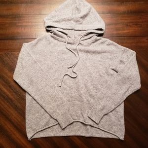 Brandy Melville gray pullover hooded sweater one size
